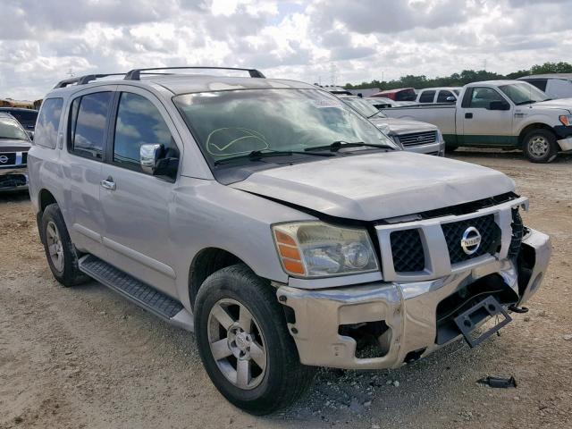 5N1AA08B14N743083 - 2004 NISSAN ARMADA SE SILVER photo 1