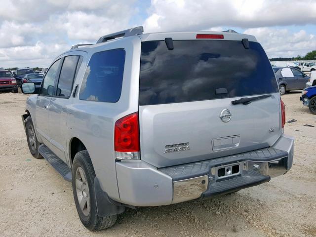 5N1AA08B14N743083 - 2004 NISSAN ARMADA SE SILVER photo 3