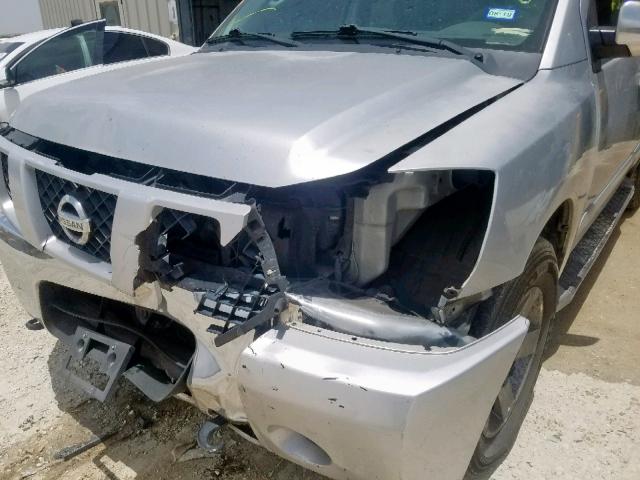 5N1AA08B14N743083 - 2004 NISSAN ARMADA SE SILVER photo 9