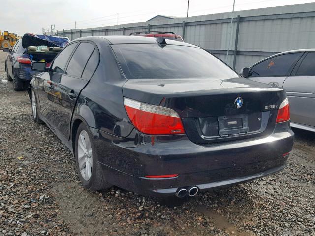 WBANW13599C160288 - 2009 BMW 535 I BLACK photo 3