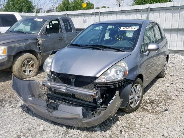 JHMGD37478S068890 - 2008 HONDA FIT GRAY photo 2