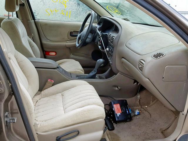 1G2WJ52K5XF222614 - 1999 PONTIAC GRAND PRIX BROWN photo 5