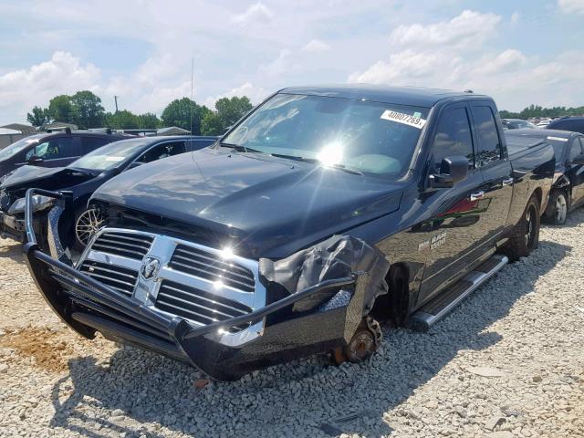 1C6RR6GT3GS382403 - 2016 RAM 1500 SLT BLACK photo 2