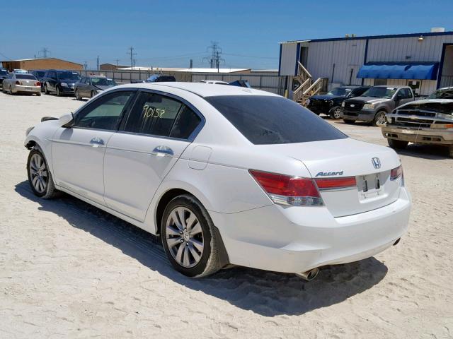 1HGCP3F83CA026552 - 2012 HONDA ACCORD EXL WHITE photo 3