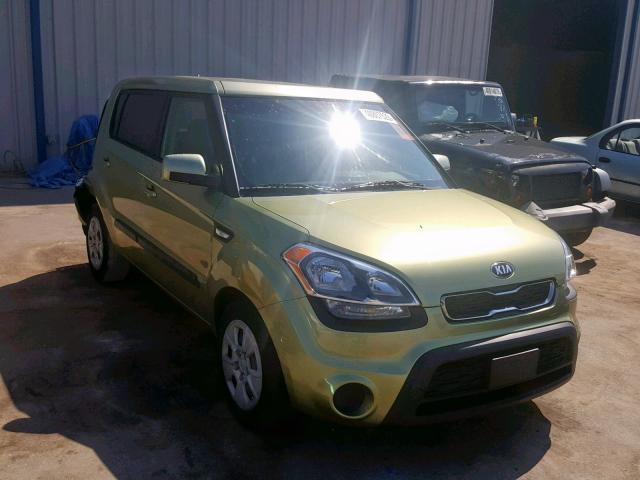 KNDJT2A5XD7608543 - 2013 KIA SOUL GREEN photo 1