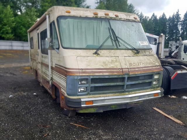 1GDJP37W5F3503733 - 1985 GMC MOTOR HOME BEIGE photo 1