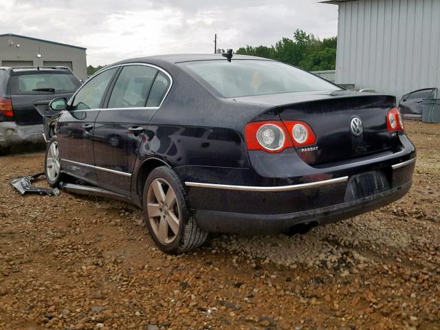 WVWAK73C68P089783 - 2008 VOLKSWAGEN PASSAT KOM BLACK photo 3