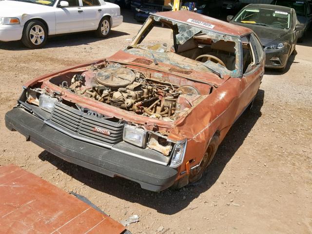 JT2RA44L9B0010716 - 1981 TOYOTA CELICA GT ORANGE photo 2