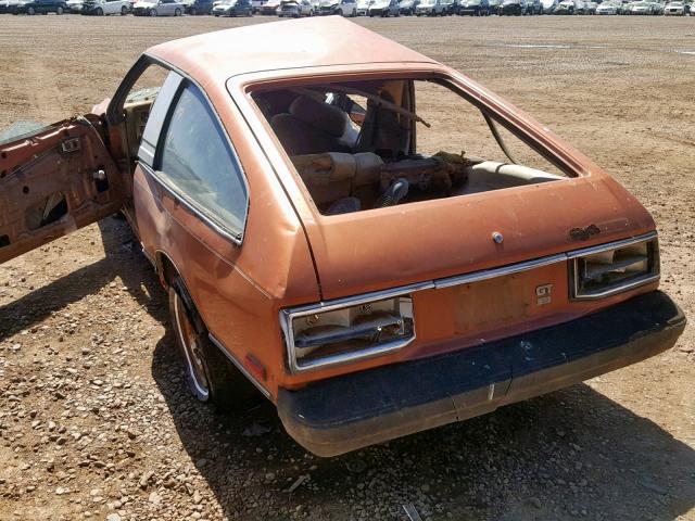 JT2RA44L9B0010716 - 1981 TOYOTA CELICA GT ORANGE photo 3