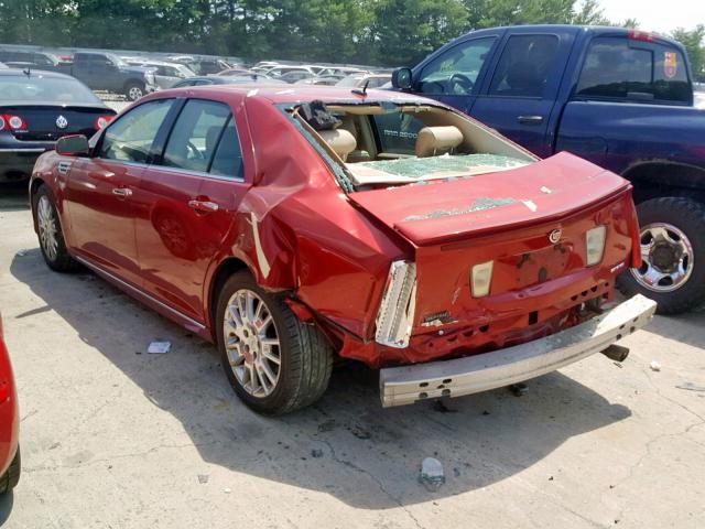 1G6DK67V080160524 - 2008 CADILLAC STS RED photo 3