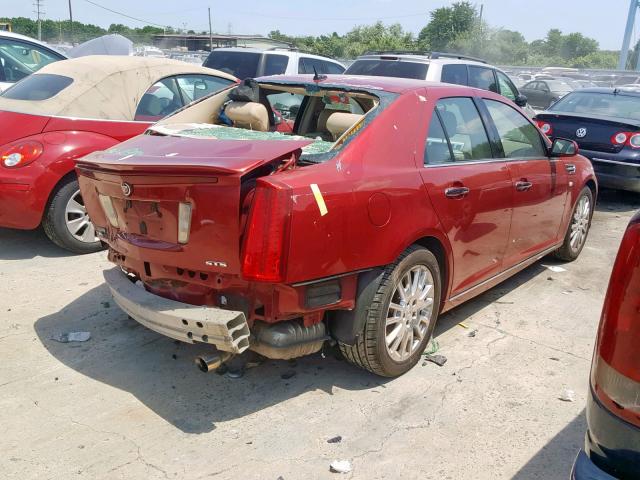 1G6DK67V080160524 - 2008 CADILLAC STS RED photo 4