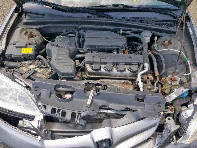 2HGES16305H604742 - 2005 HONDA CIVIC DX V GRAY photo 7