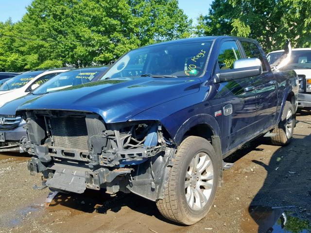 1C6RR7PT1DS526628 - 2013 RAM 1500 LONGH BLUE photo 2