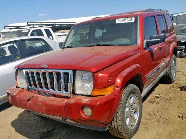 1J8HG58276C266911 - 2006 JEEP COMMANDER 红色 照片 2