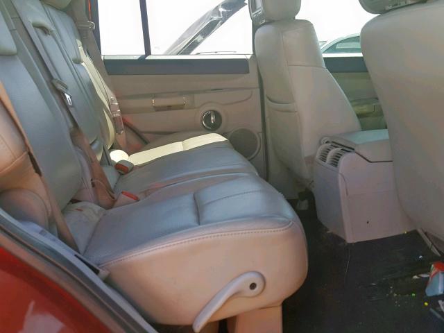 1J8HG58276C266911 - 2006 JEEP COMMANDER 红色 照片 6