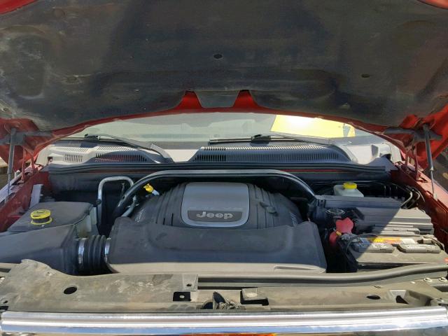 1J8HG58276C266911 - 2006 JEEP COMMANDER 红色 照片 7