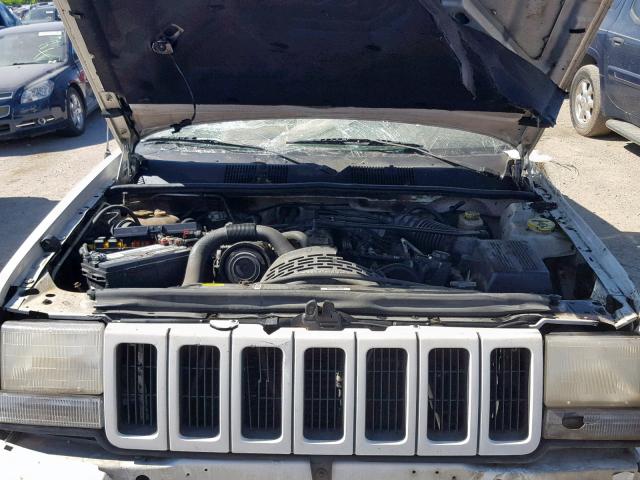 1J4GZ78S9TC186976 - 1996 JEEP GRAND CHER WHITE photo 7