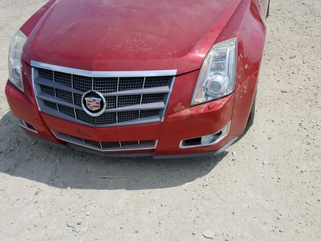 1G6DT57V380166633 - 2008 CADILLAC CTS HI FEA RED photo 9