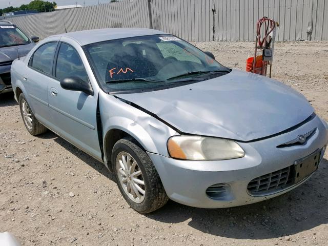 1C3EL46X12N270616 - 2002 CHRYSLER SEBRING LX BLUE photo 1