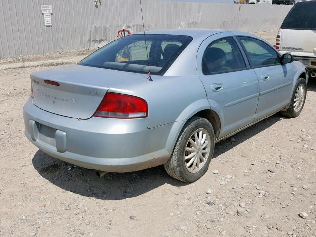 1C3EL46X12N270616 - 2002 CHRYSLER SEBRING LX BLUE photo 4