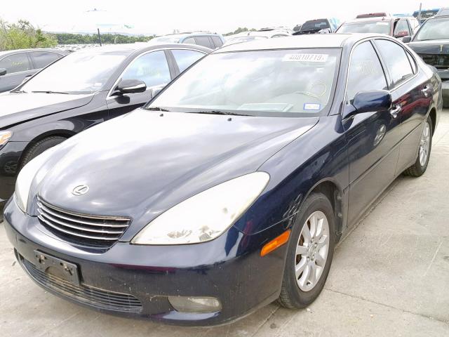 JTHBF30GX25030374 - 2002 LEXUS ES 300 BLUE photo 2