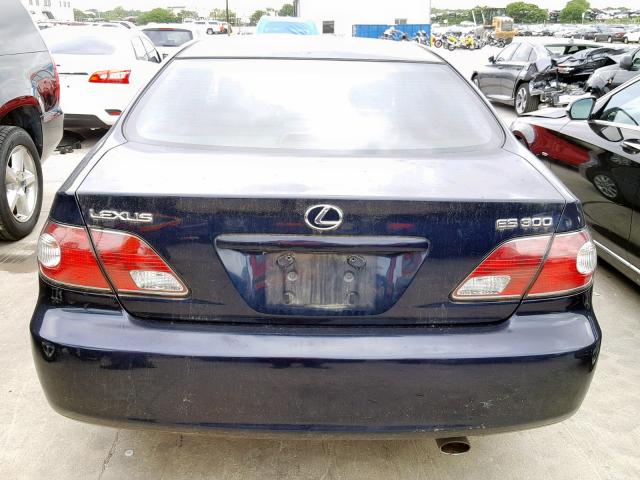 JTHBF30GX25030374 - 2002 LEXUS ES 300 BLUE photo 9