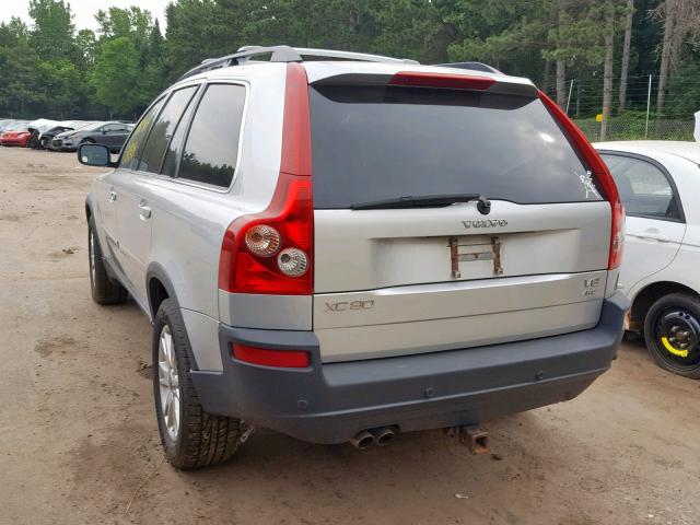 YV1CZ852051177638 - 2005 VOLVO XC90 V8 GRAY photo 3