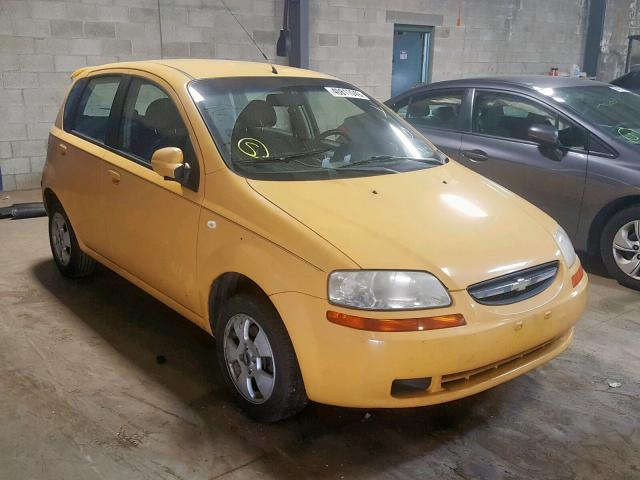 KL1TD666X6B571001 - 2006 CHEVROLET AVEO BASE Sarı foto 1