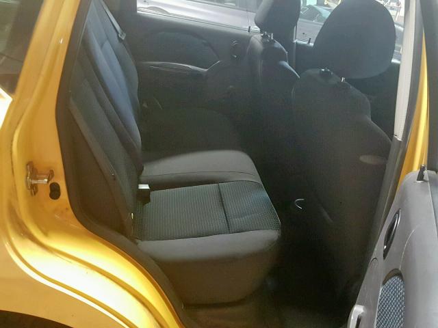 KL1TD666X6B571001 - 2006 CHEVROLET AVEO BASE Sarı foto 6