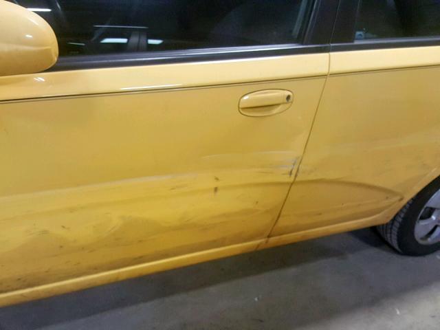 KL1TD666X6B571001 - 2006 CHEVROLET AVEO BASE Sarı foto 9