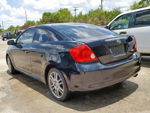 JTKDE177470161157 - 2007 TOYOTA SCION TC შავი ფოტო 3