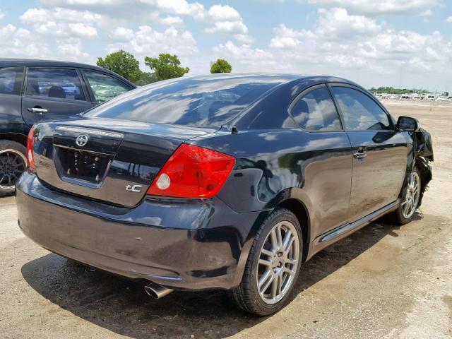JTKDE177470161157 - 2007 TOYOTA SCION TC შავი ფოტო 4