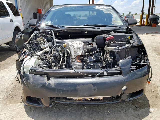 JTKDE177470161157 - 2007 TOYOTA SCION TC შავი ფოტო 9