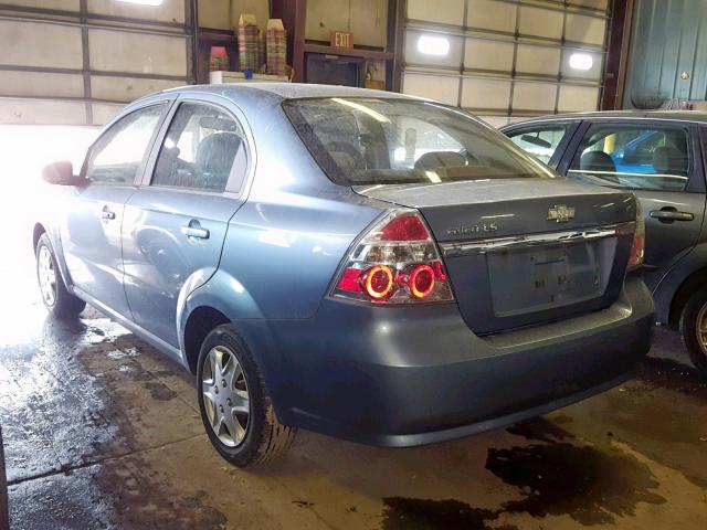 KL1TD566X7B057161 - 2007 CHEVROLET AVEO BASE Mavi foto 3