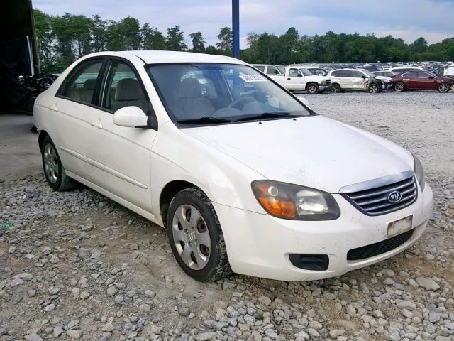 KNAFE221395666375 - 2009 KIA SPECTRA EX WHITE photo 1