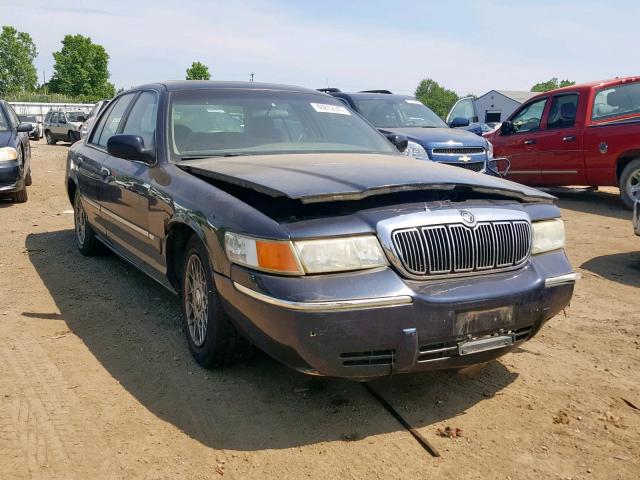 2MEFM74W0YX705172 - 2000 MERCURY GRAND MARQ BLUE photo 1