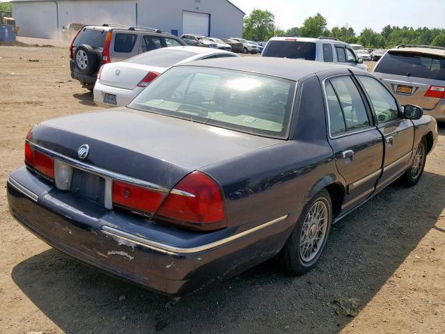 2MEFM74W0YX705172 - 2000 MERCURY GRAND MARQ BLUE photo 4