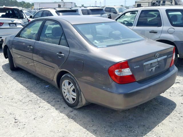 4T1BE32K83U694956 - 2003 TOYOTA CAMRY LE GRAY photo 3