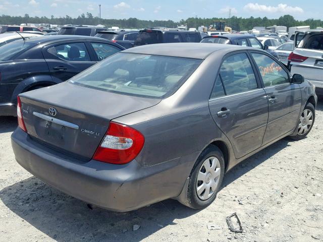 4T1BE32K83U694956 - 2003 TOYOTA CAMRY LE GRAY photo 4