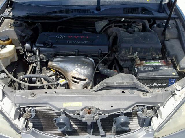 4T1BE32K83U694956 - 2003 TOYOTA CAMRY LE GRAY photo 7