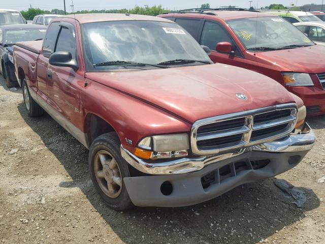 1B7GL22Y6XS147409 - 1999 DODGE DAKOTA RED photo 1