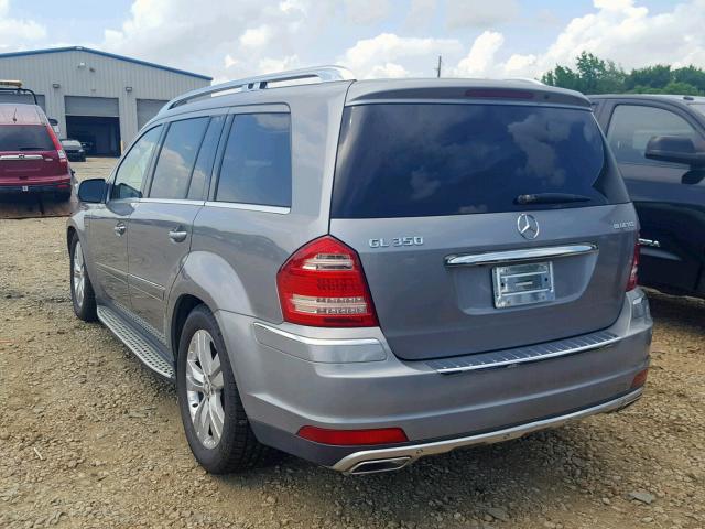 4JGBF2FE6AA623720 - 2010 MERCEDES-BENZ GL 350 BLU SILVER photo 3