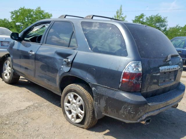 2HNYD18785H551868 - 2005 ACURA MDX TOURIN CHARCOAL photo 3
