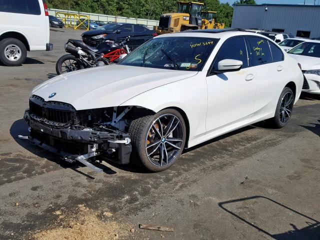 WBA5R7C53KAJ80807 - 2019 BMW 330XI თეთრი ფოტო 2