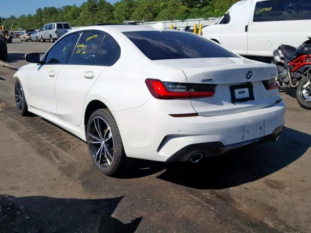 WBA5R7C53KAJ80807 - 2019 BMW 330XI WHITE photo 3