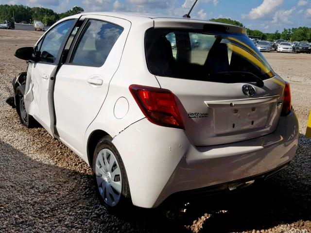 VNKKTUD36GA058539 - 2016 TOYOTA YARIS L WHITE photo 3