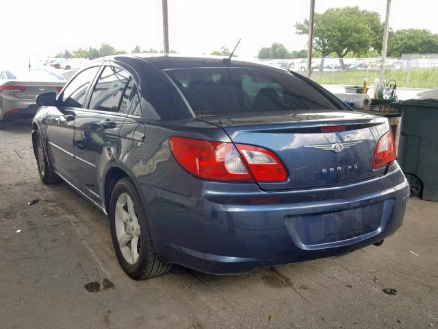 1C3LC46K58N204736 - 2008 CHRYSLER SEBRING LX BLUE photo 3