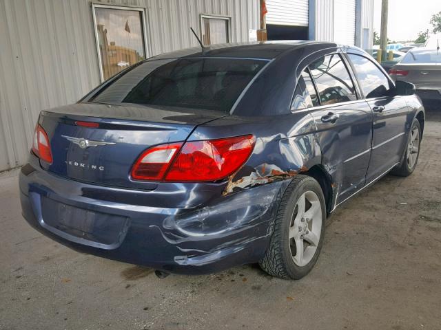 1C3LC46K58N204736 - 2008 CHRYSLER SEBRING LX BLUE photo 4