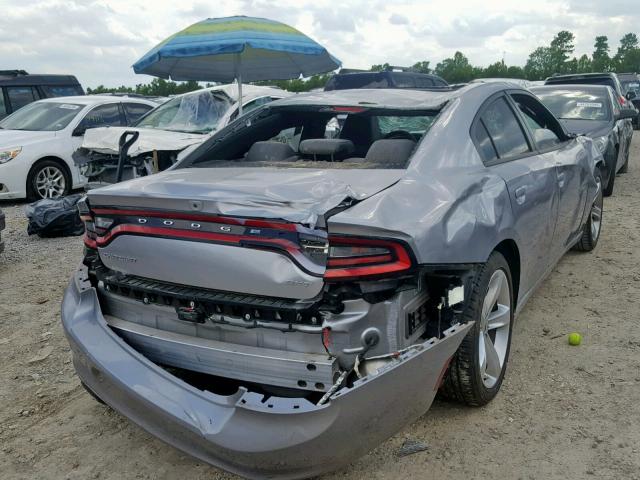 2C3CDXHG4JH134717 - 2018 DODGE CHARGER SX SILVER photo 4