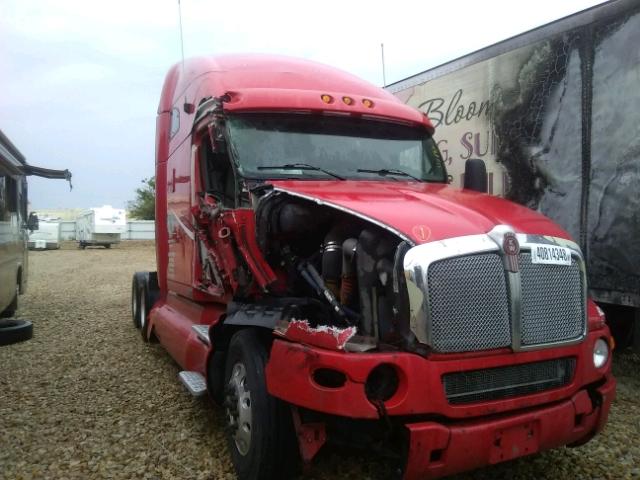 1XKTDB9X67J192529 - 2007 KENWORTH CONSTRUCTI RED photo 1